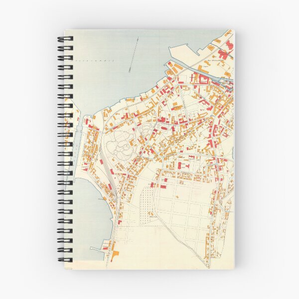 Item preview, Vintage Map of Moss Norway (1904) designed and sold by BravuraMedia.
