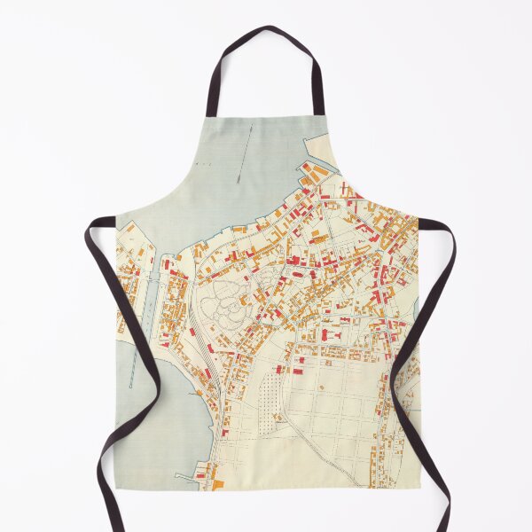 Item preview, Vintage Map of Moss Norway (1904) designed and sold by BravuraMedia.