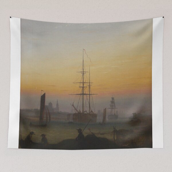 Item preview, Greifswald harbor. - Caspar David Friedrich designed and sold by TemporaryArt.