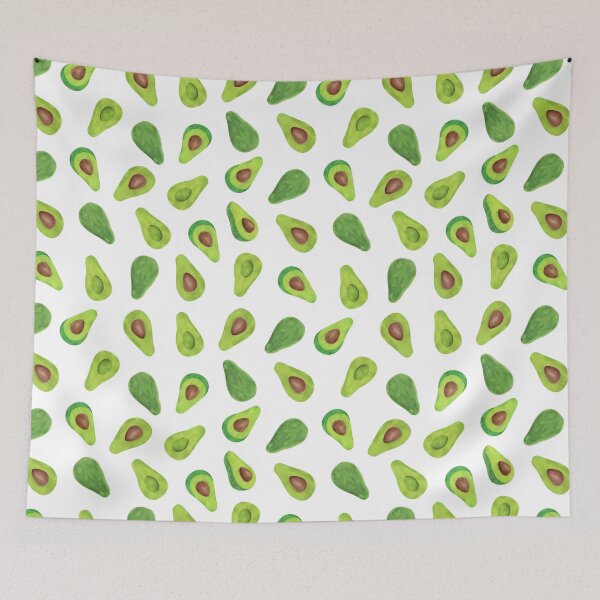 Item preview, Watercolor avocado pattern  designed and sold by GulArt.