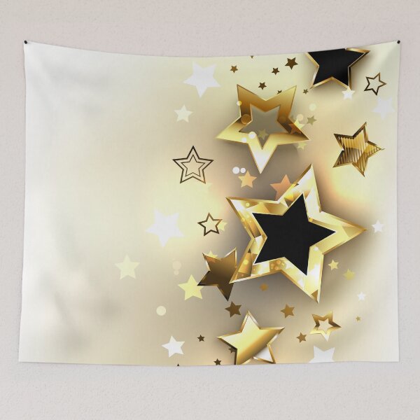 Item preview, Gold Stars on a Light Background designed and sold by Blackmoon9.