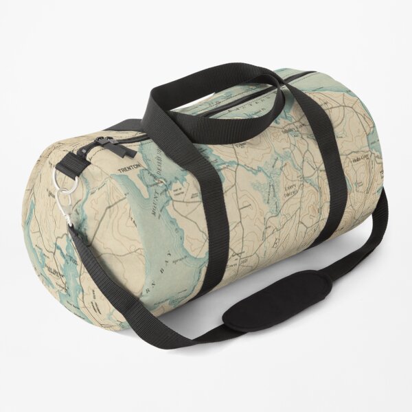 Vintage Map of Mount Desert Island ME (1901) Duffle Bag