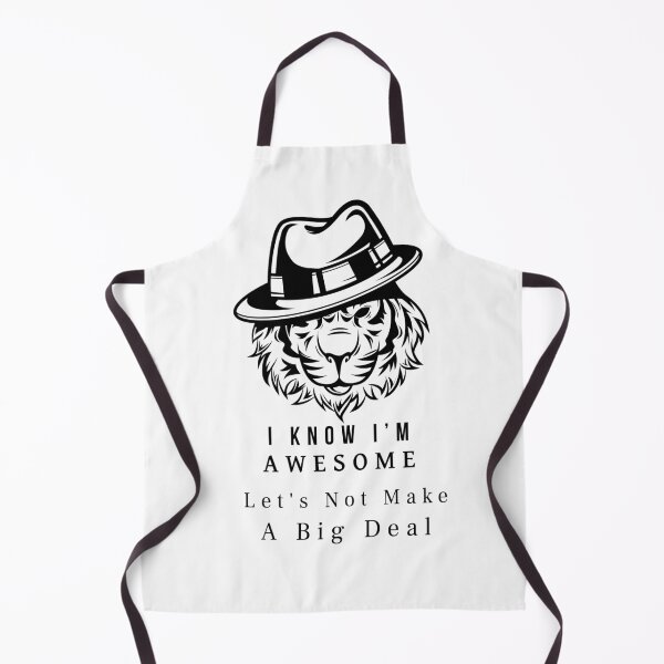 Item preview, I Know I'm Awesome Let's Not Make A Big Deal - Lion Drawing designed and sold by Smart Side.