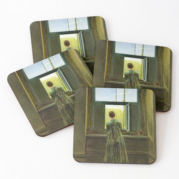 Item preview, Woman at the window - Caspar David Friedrich designed and sold by TemporaryArt.
