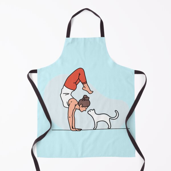 Item preview, YOGA PRACTICE WITH CAT Scorpion Handstand designed and sold by Trio's Stuff.