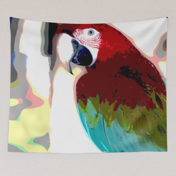Item preview, Scarlet Macaw Poster designed and sold by XCEEDTRANSITION.