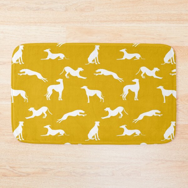 Item preview, Greyhound Silhouettes - White on E1AD01 designed and sold by GreytGraphicals.
