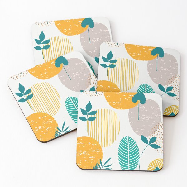 Item preview, Colourful tropical plants and flower pattern texture designed and sold by baligaia.