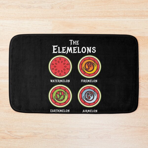 Item preview, The Elemelons Watermelon Fire Earth designed and sold by MooonTees.
