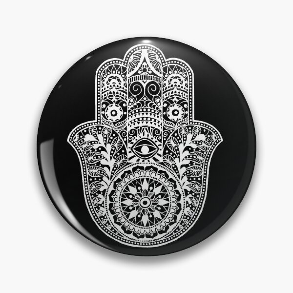 Item preview, White Hamsa Hand designed and sold by maryedenoa.