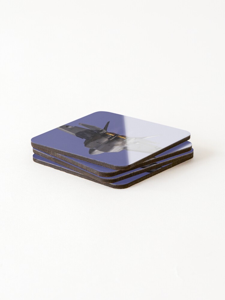 Thumbnail 4 of 5, Coasters (Set of 4), F22 Raptor designed and sold by shaynetwright.