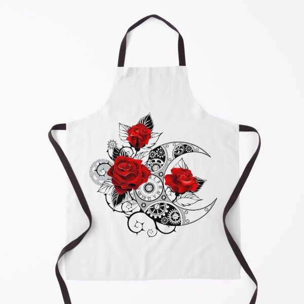Item preview, Mechanical Crescent with Red Roses designed and sold by Blackmoon9.