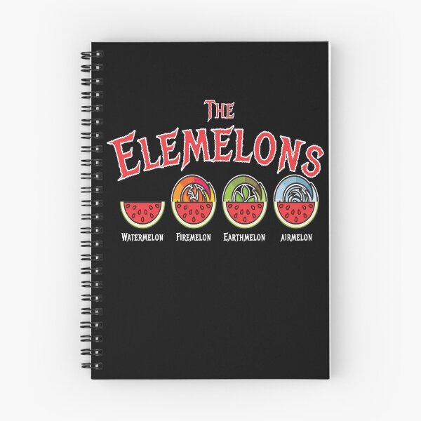Item preview, The Elemelons Watermelon Fire Earth designed and sold by MooonTees.