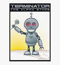 Terminator Alpha Black Photographic Print