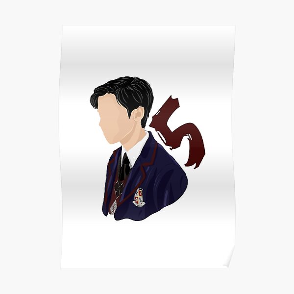 Número 5- La Academia Umbrella Póster