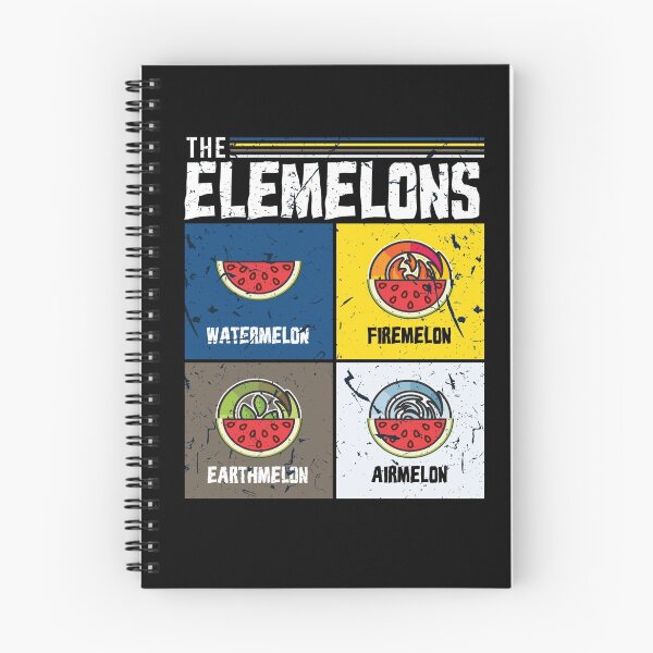 Item preview, The Elemelons Watermelon Fire Earth designed and sold by MooonTees.