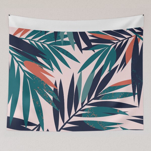 Item preview, Tropical plants pattern texture. Colorful summer design designed and sold by baligaia.