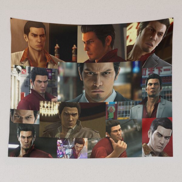 Item preview, Kiryu Kazuma yakuza montage designed and sold by thehollowpoint.