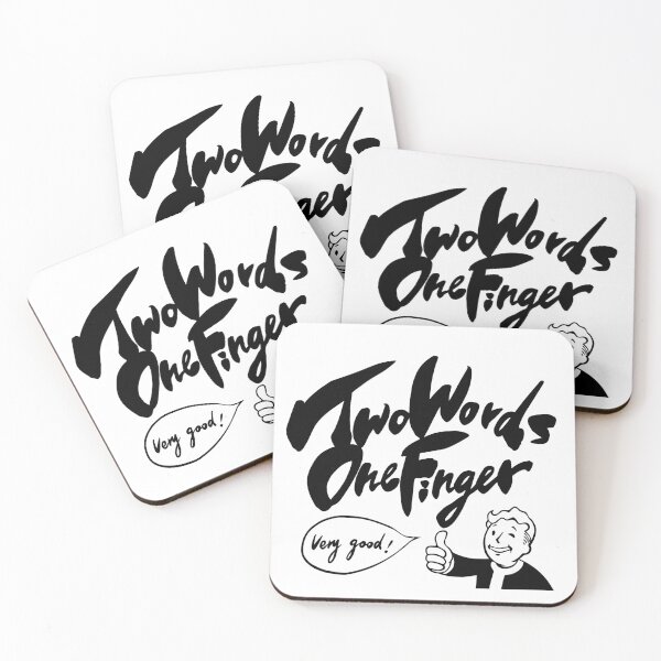 Item preview, Two words, one finger - sarcasm quote designed and sold by theillusmag.