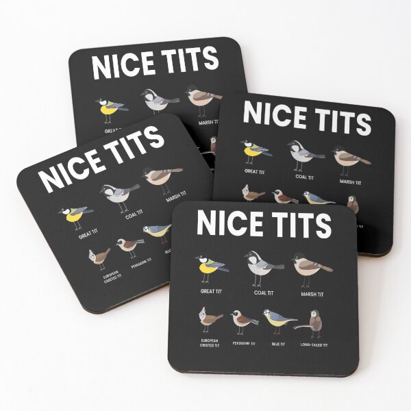 Item preview, Nice Tits Bird Birds Watching Tit Nature designed and sold by MooonTees.