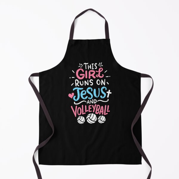 Item preview, This Girl Runs On Jesus And Volleyball designed and sold by Betsytiptoe.