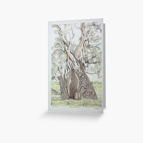 Ancient River Gum III Greeting Card