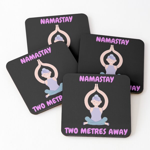 Item preview, Namastay Two Metres Away Yoga  designed and sold by eutonyclothing.