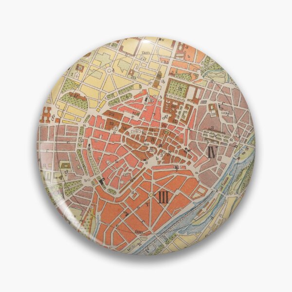 Item preview, Vintage Munich Germany Map (1890) designed and sold by BravuraMedia.