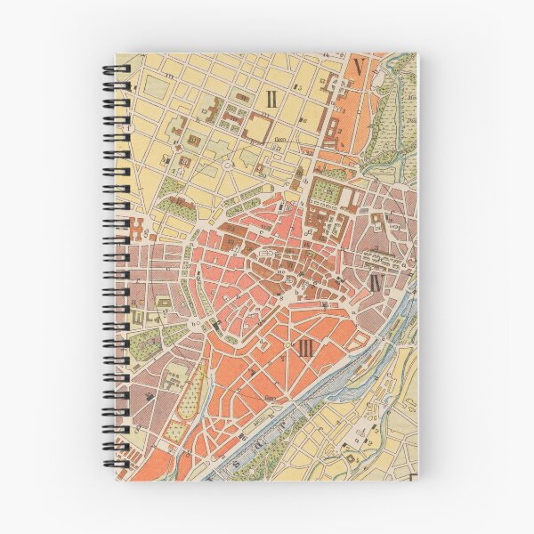 Item preview, Vintage Munich Germany Map (1890) designed and sold by BravuraMedia.