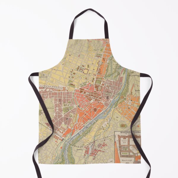Item preview, Vintage Munich Germany Map (1890) designed and sold by BravuraMedia.