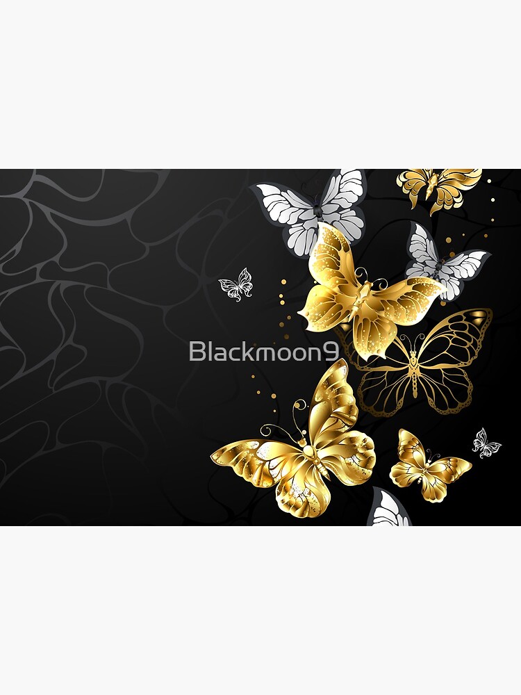 Gold and White Butterflies by Blackmoon9