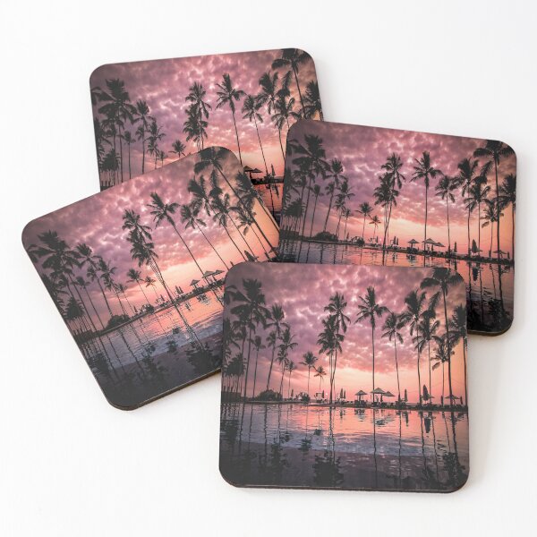 Item preview,  STUNNING SUNSET AND PALM TREES designed and sold by MOHAMEDZE.