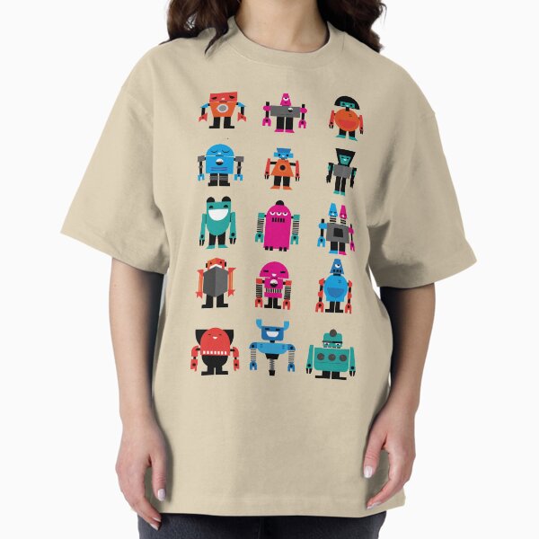 Robots Oversized T-Shirt