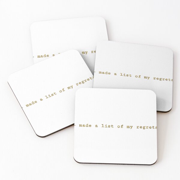 Item preview, List of Regrets  designed and sold by K Studios.