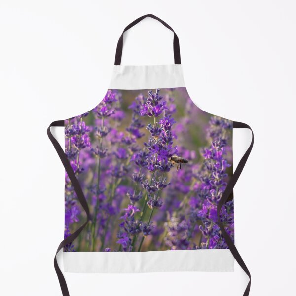 Item preview, Honey bee working in lavender field designed and sold by S-Yaneva.