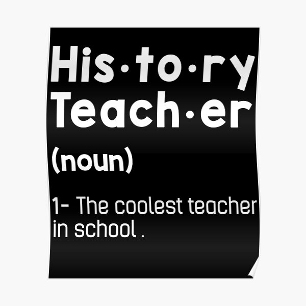 NEW Novelty Humor Poster Warning Latin Teacher hu232 