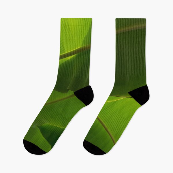Item preview, Biophilic Green Tropics - Huge Banana Leaves - a Horizontal View designed and sold by Georgia Mizuleva.