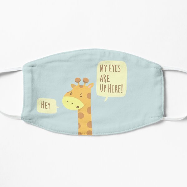 Giraffe Problems! Flat Mask