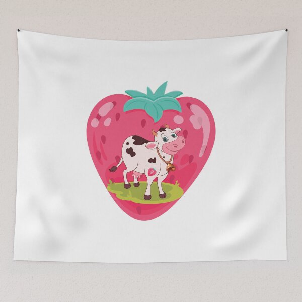 Aperçu de l'œuvre vache aux fraises créée et vendue par Amineharoni.