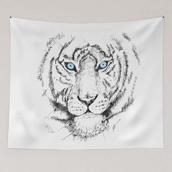 Item preview, snow tiger designed and sold by lapetiteart.