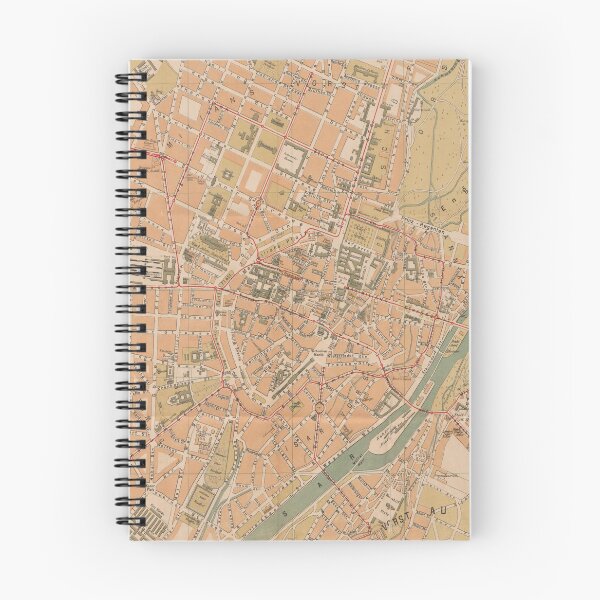 Item preview, Vintage Map of Munich Germany (1890) designed and sold by BravuraMedia.