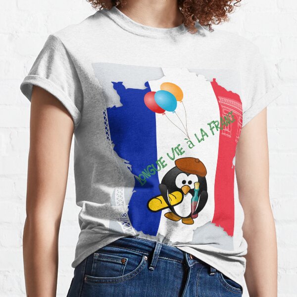  Flag of the three colors sticker,laptop sticker Classic T-Shirt