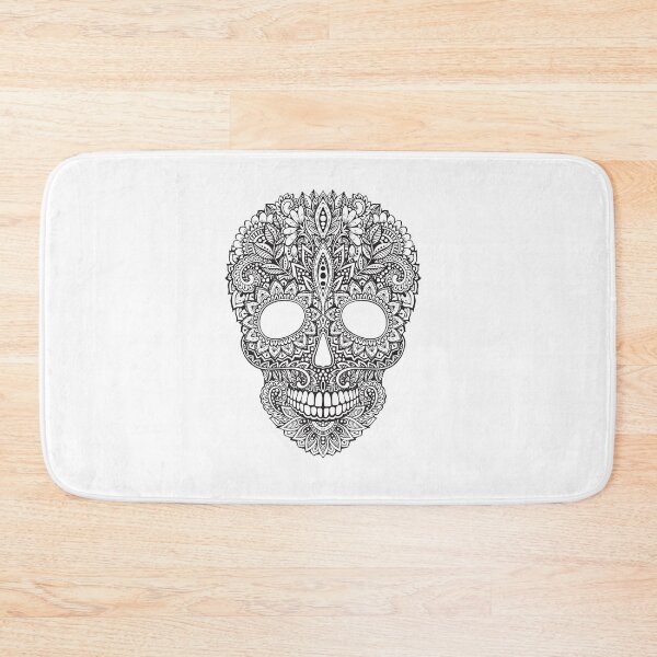 Item preview, Hand Drawn Ornate Skull designed and sold by JTS STORE.