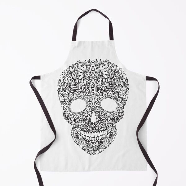 Item preview, Hand Drawn Ornate Skull designed and sold by JTS STORE.