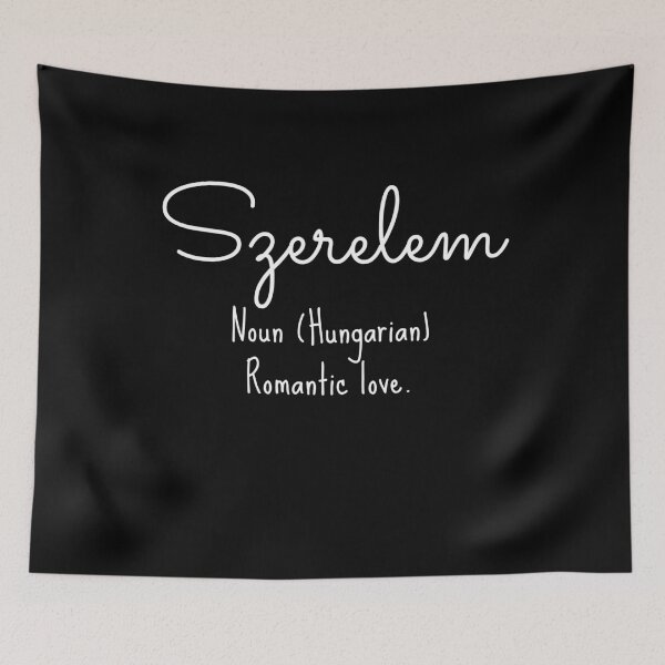 Item preview, Szerelem Hungarian Wording designed and sold by Beyond Words.