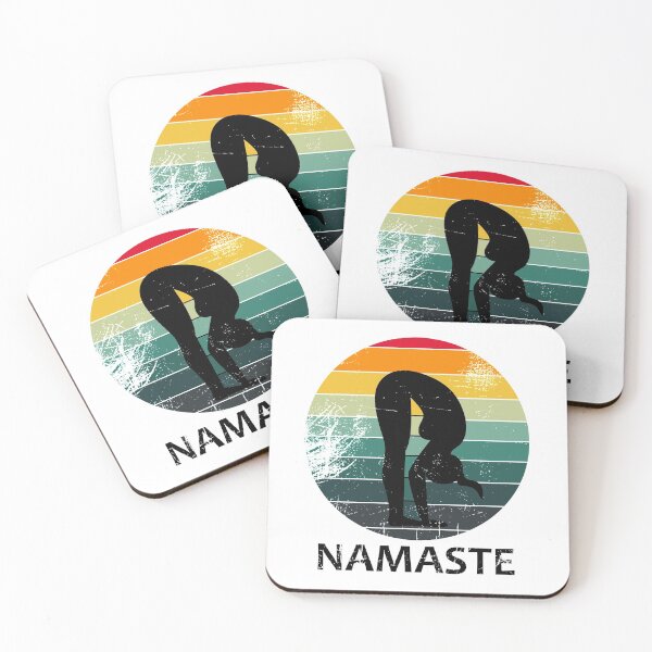 Item preview, Yoga Namaste Retro designed and sold by PlusAdore.
