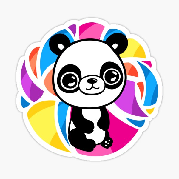 Baby Boy Panda Stickers Redbubble - cute roblox girl background 2020 broken panda