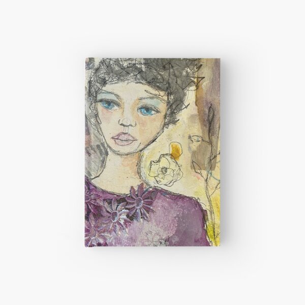 Girl with Crow Notizbuch