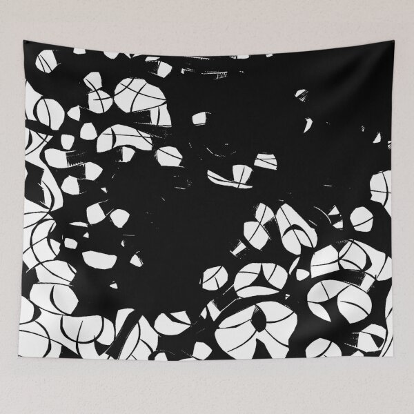 Item preview, Abstract black and white designed and sold by Abstractlara.