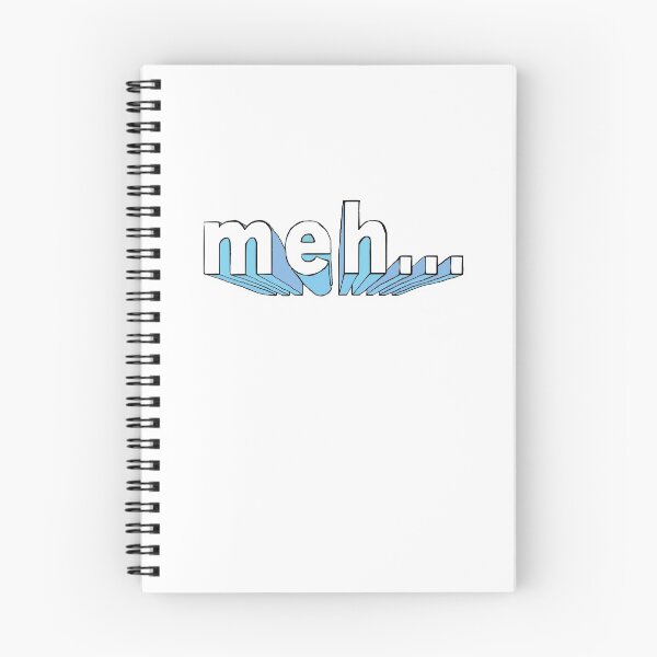 Item preview, Meh Blue designed and sold by MadoMade.